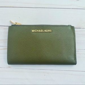 Green Michael Kors Wallet